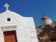Amorgos Church & Windmill