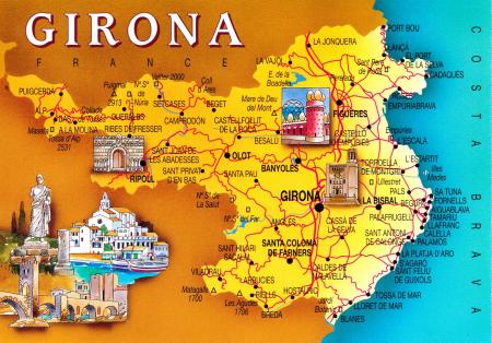 Girona Catalonia Post Card