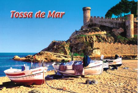 Tossa de Mar Costa Brava Postcard