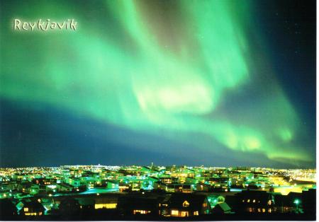 Reyjkavik Iceland Northern Lights