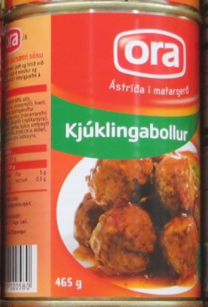 Iceland Meat Balls in a Tin