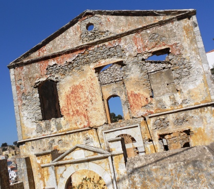 Symi Greece Abandoned Mansion