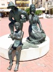 Fishing Family Statue